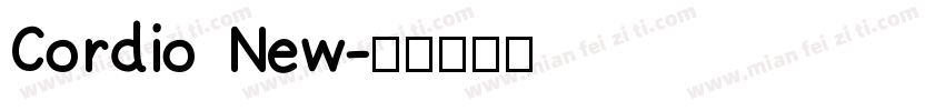 Cordio New字体转换